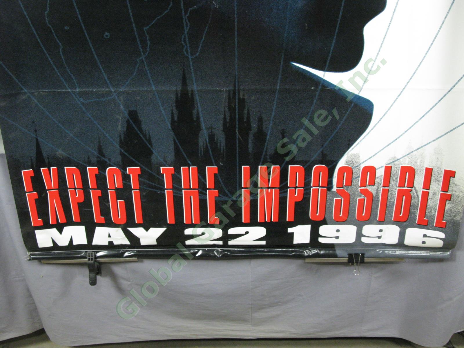 HUGE Mission Impossible Original Movie Theater Vinyl Display Banner Tom Cruise 3
