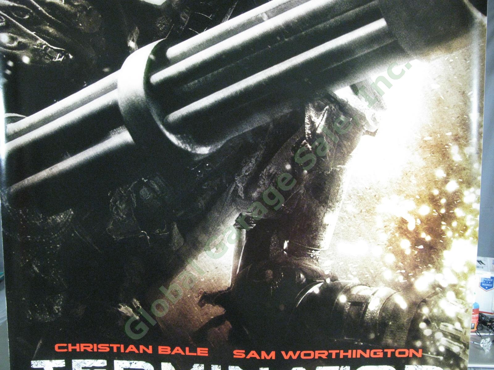 HUGE Terminator Salvation Original Movie Theater Lobby Promo Display Banner Bale 2