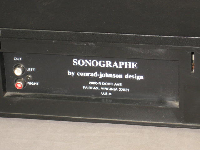 Conrad Johnson Sonographe SD22 Compact Disc CD Player 4