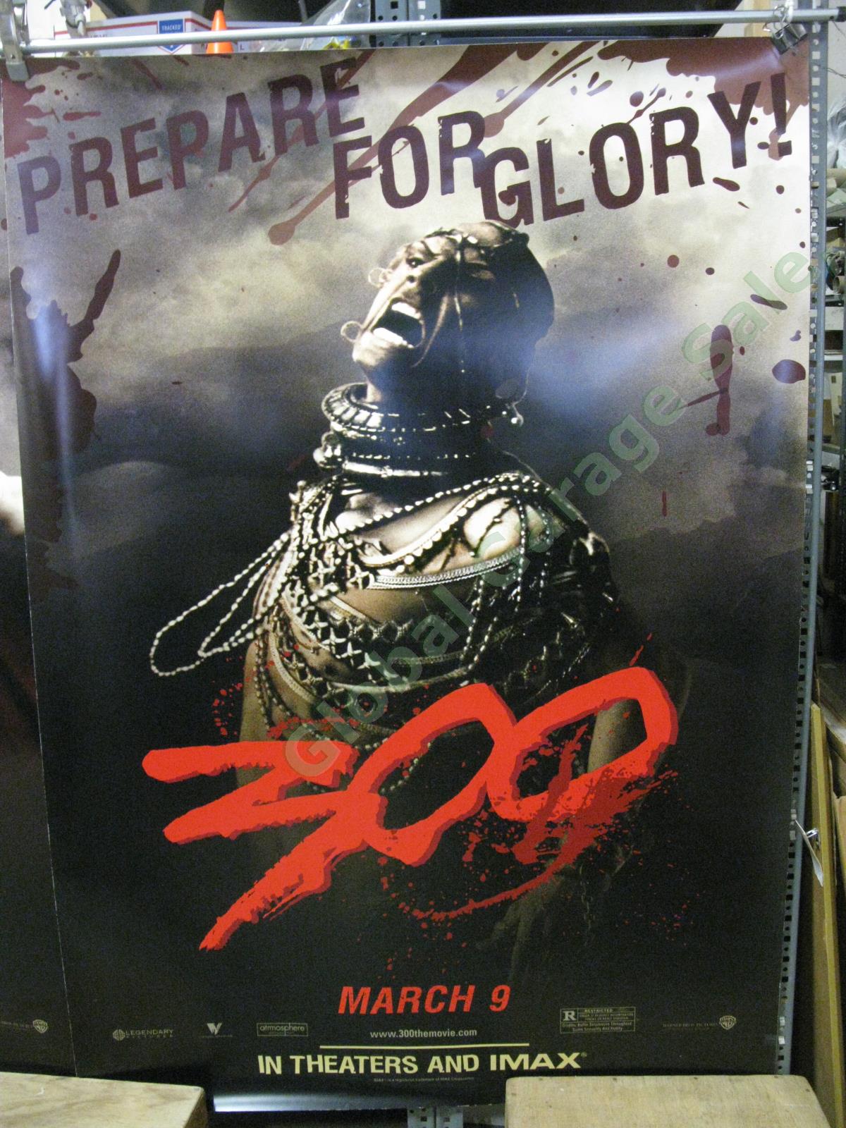 HUGE 300 Original Movie Theater 3-Piece Display Banner Set Gerard Butler Headey 3