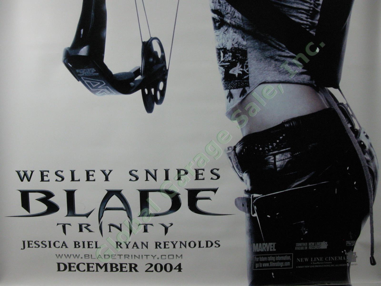 Blade Trilogy Marvel Original Movie Theater Vinyl Banner Jessica Biel Whistler 3