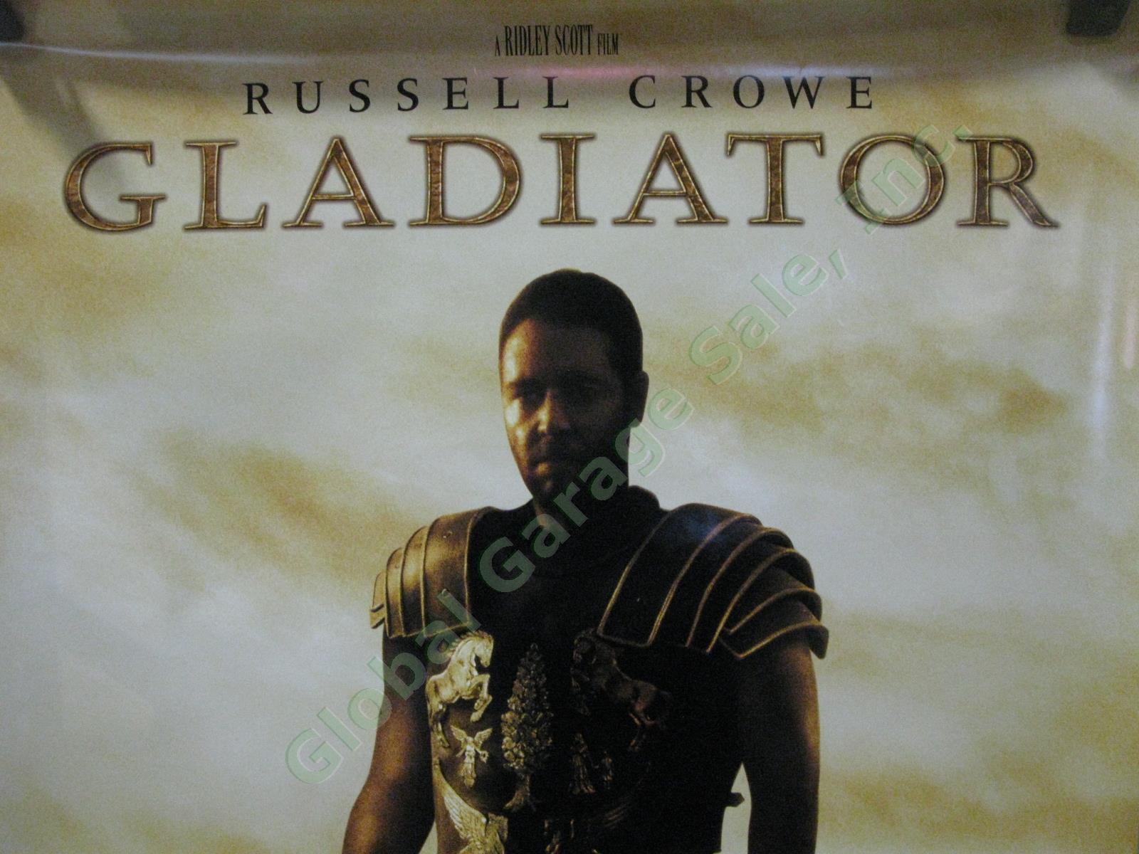 Gladiator Original Store Display DVD Movie Promo Poster Russell Crowe Maximus 1
