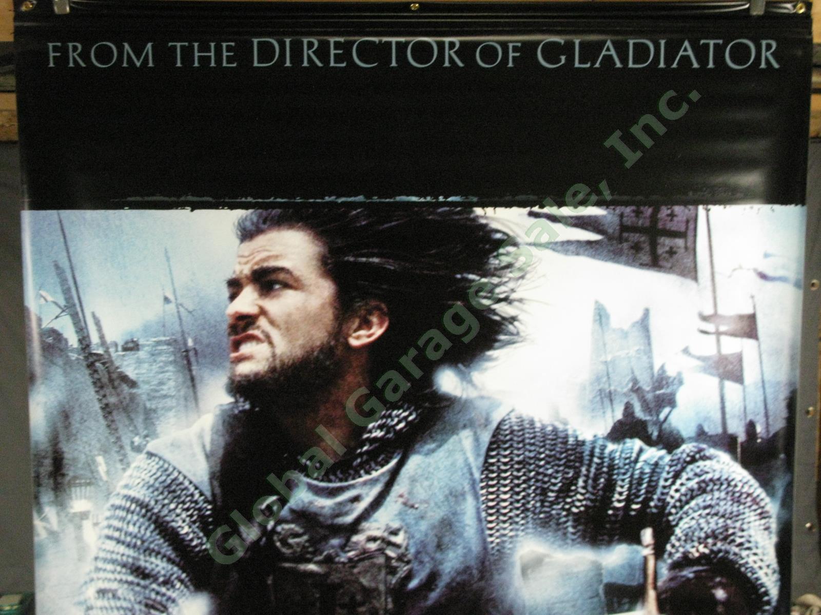 HUGE Kingdom of Heaven Original Movie Theater Lobby Vinyl Banner Sheen Crusades 1