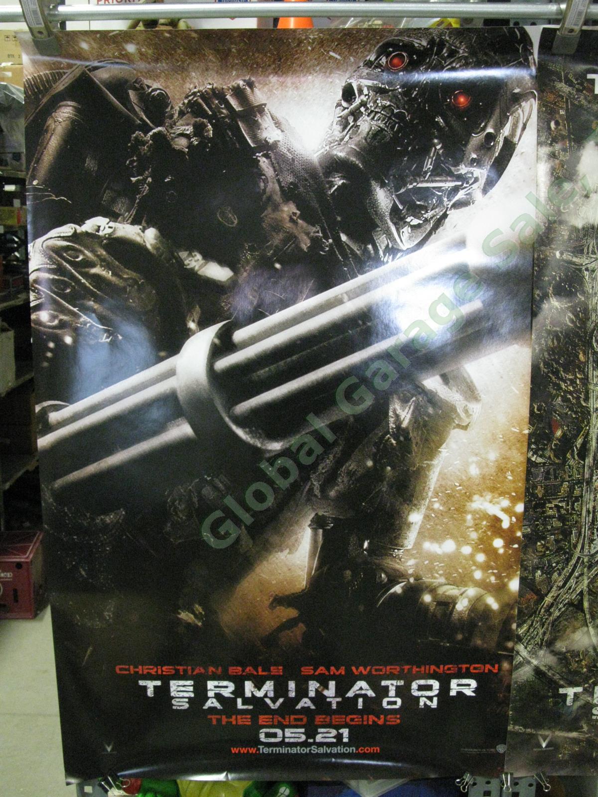 Terminator Salvation Original Movie Theater Lobby Poster Set Bale Worthington 1