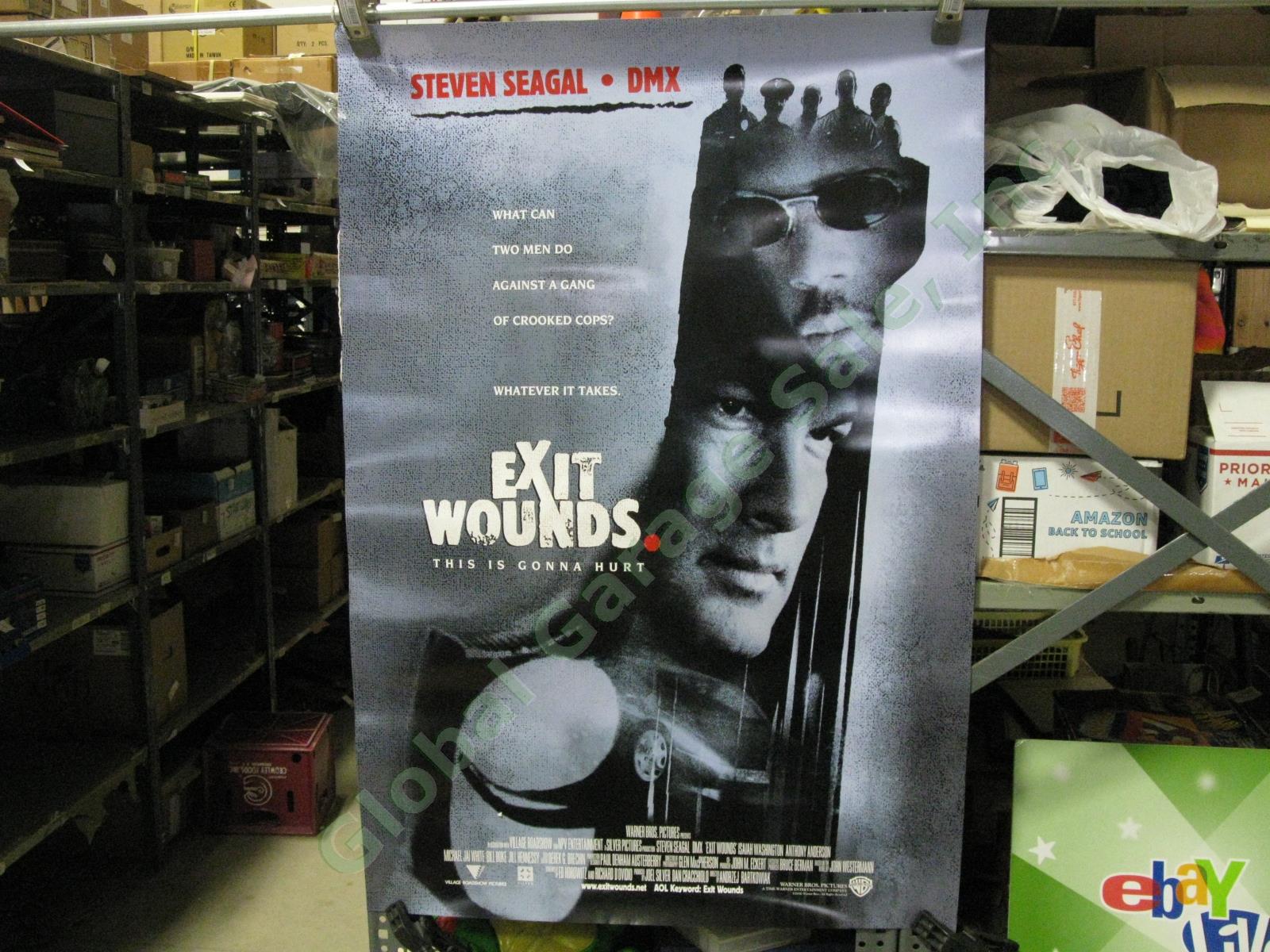 Exit Wounds Original Movie Theater Lobby Promo Poster DMX Steven Seagal Police