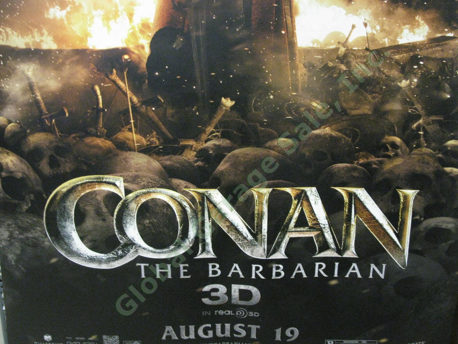 HUGE Conan The Barbarian Original Movie Theater Lobby Vinyl Banner Jason Momoa 2