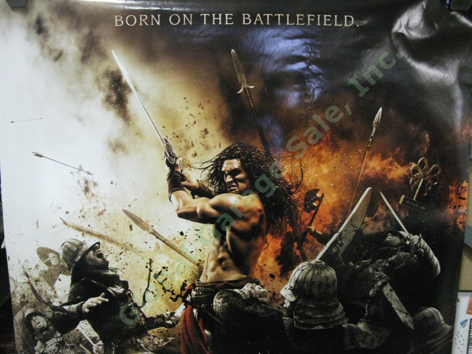 Conan The Barbarian Original Movie Theater Lobby 40" Promo Poster Jason Momoa 1