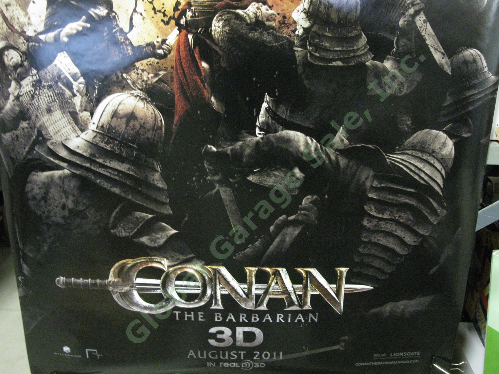 Conan The Barbarian Original Movie Theater Lobby 40" Promo Poster Jason Momoa 2