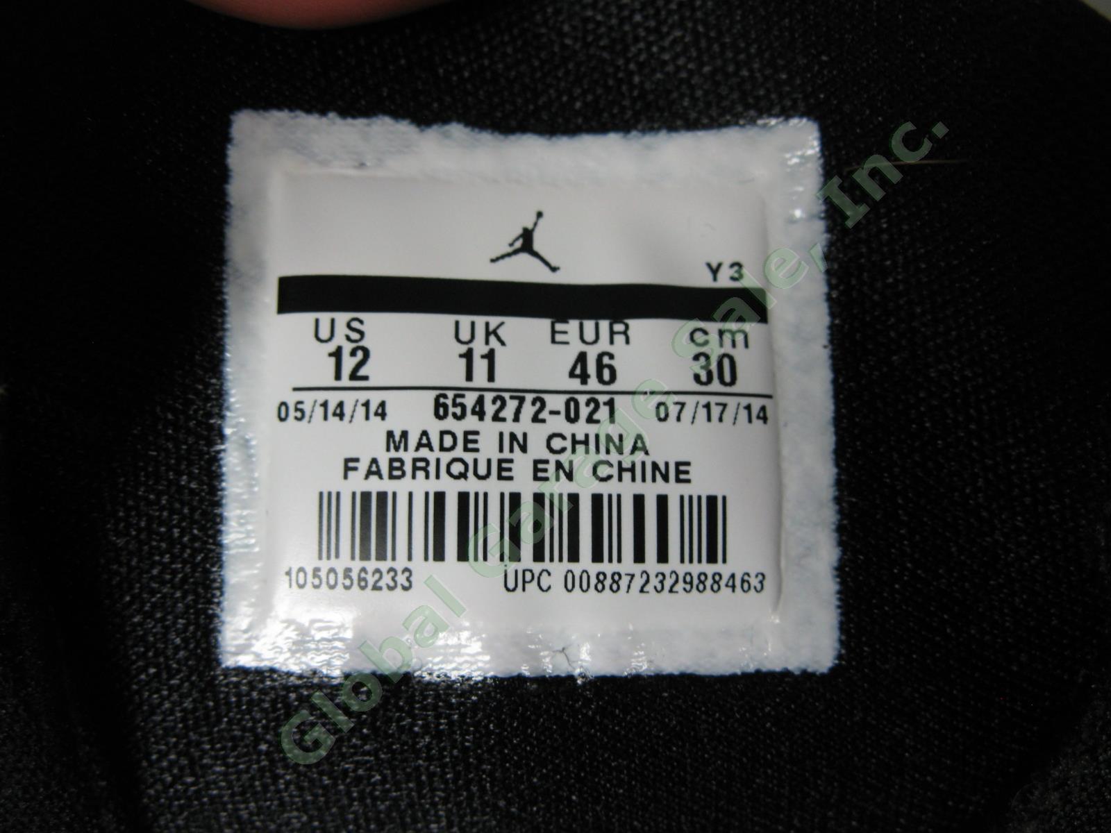 Nike Air Jordan Flight Time 14.5 Mens Size 12 Basketball Lunarlon Gym Sneakers 6