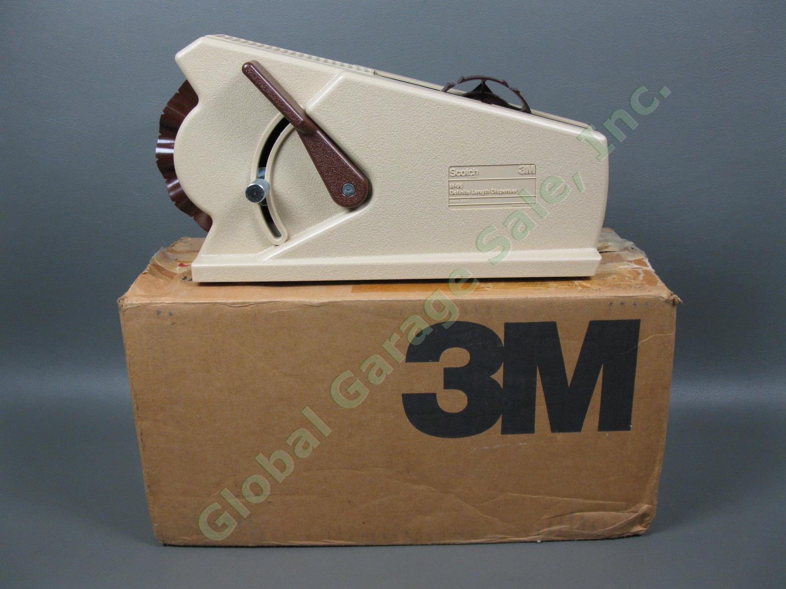 NEW 3M Scotch M-96 Definite-Length Tape Dispenser Office Assembly Model 38300