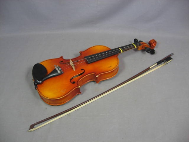 Suzuki Violin Viola Glasser Bow + Hard Case VA-2213 NR! 1