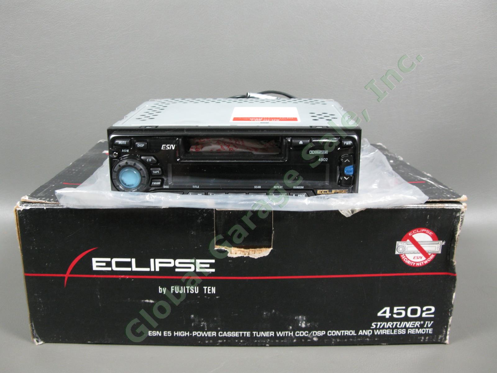 Eclipse 4502 Startuner IV Cassette Tape CD AM/FM Tuner In-Dash Car Radio Stereo