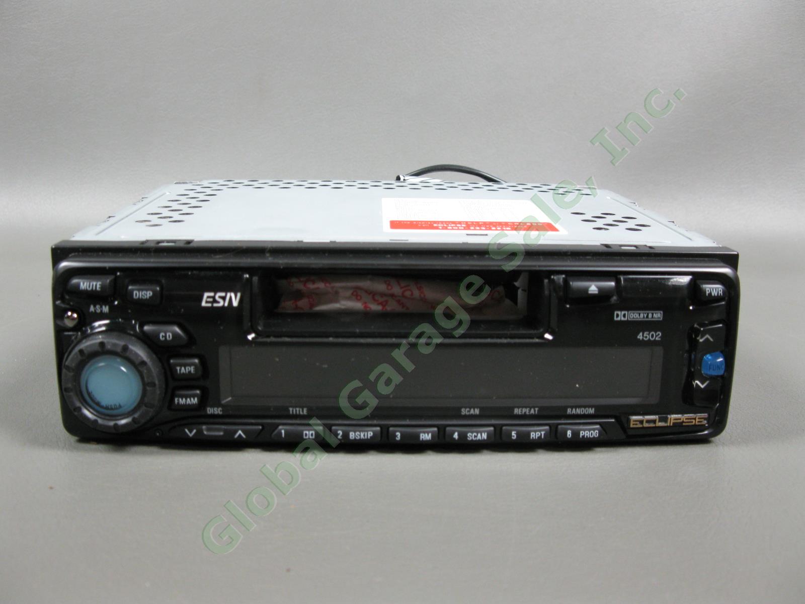 Eclipse 4502 Startuner IV Cassette Tape CD AM/FM Tuner In-Dash Car Radio Stereo 1