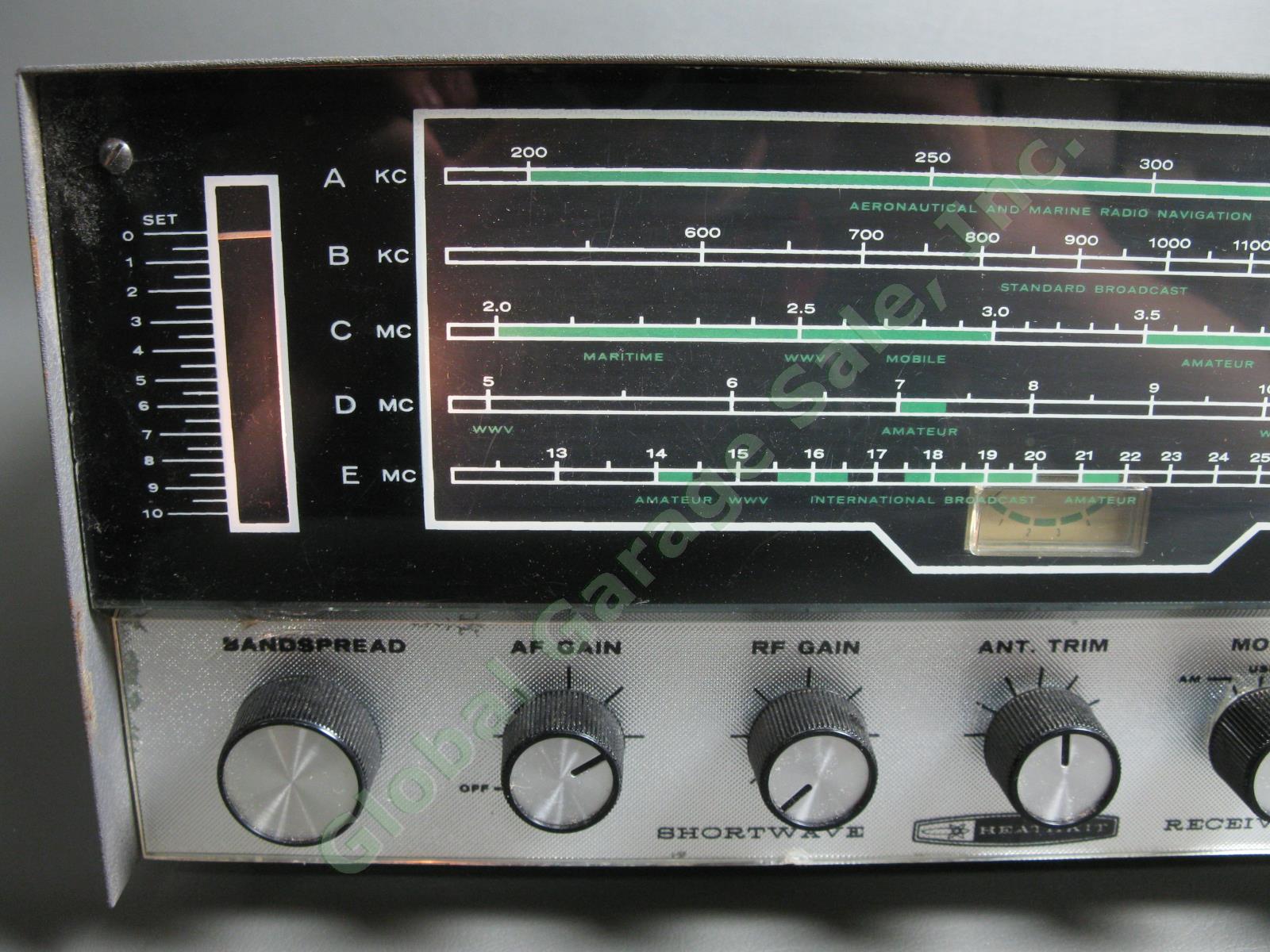 Heathkit GR-54 Shortwave Tube Ham Radio Receiver Marine International Broadcast 1