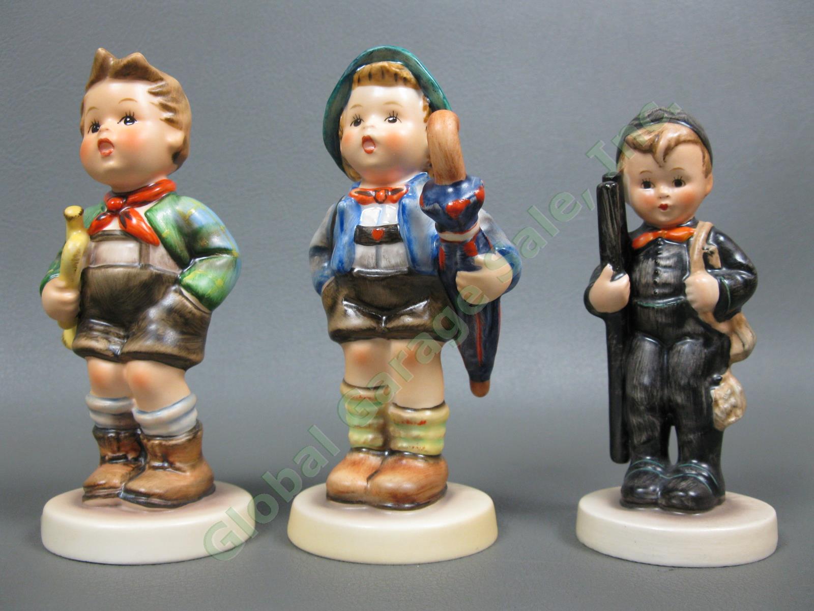 10 Vintage Goebel Hummel Porcelain Figurine Collection TMK2-TMK6 Germany Lot NR 1