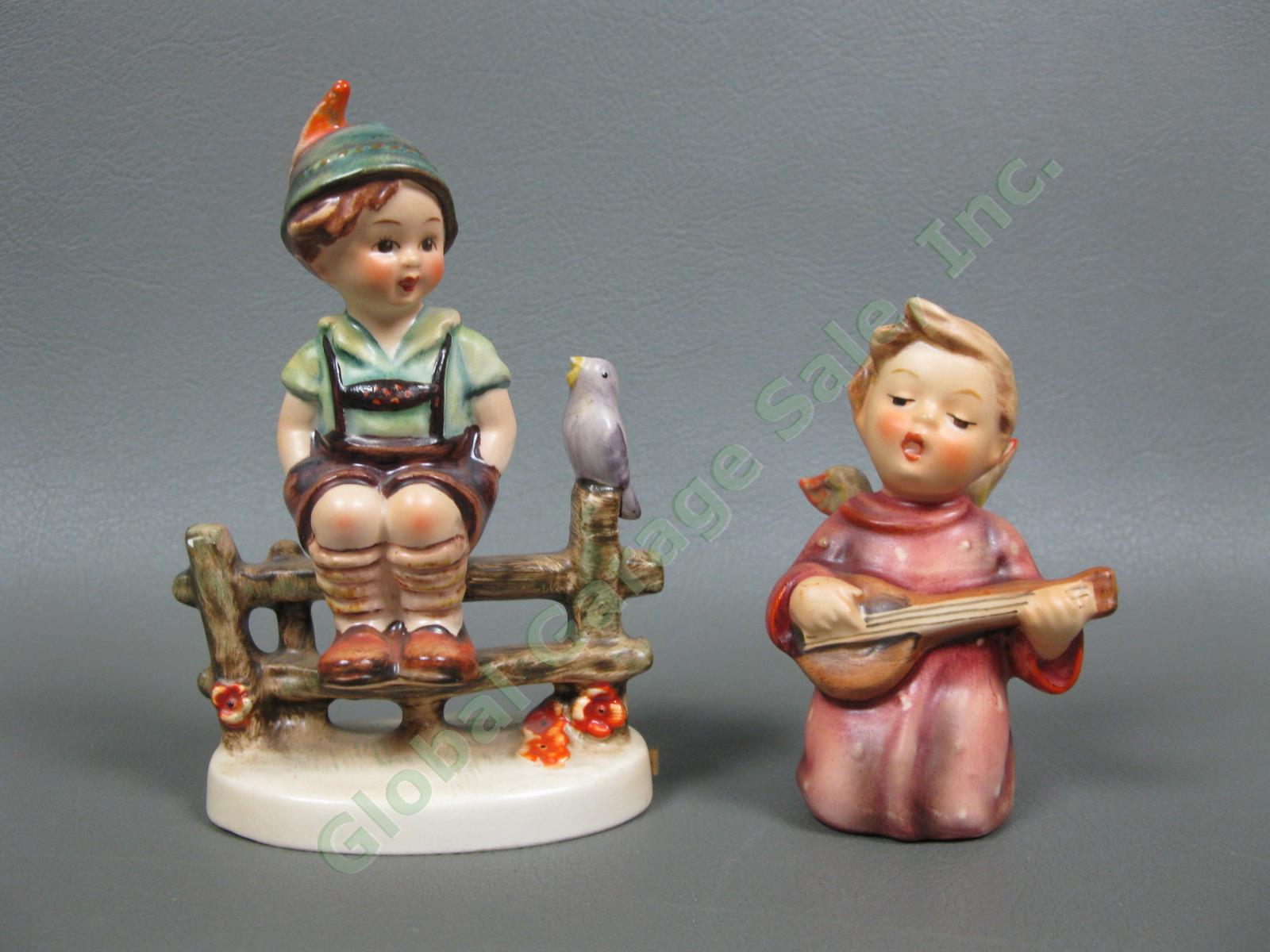 10 Vintage Goebel Hummel Porcelain Figurine Collection TMK2-TMK6 Germany Lot NR 6