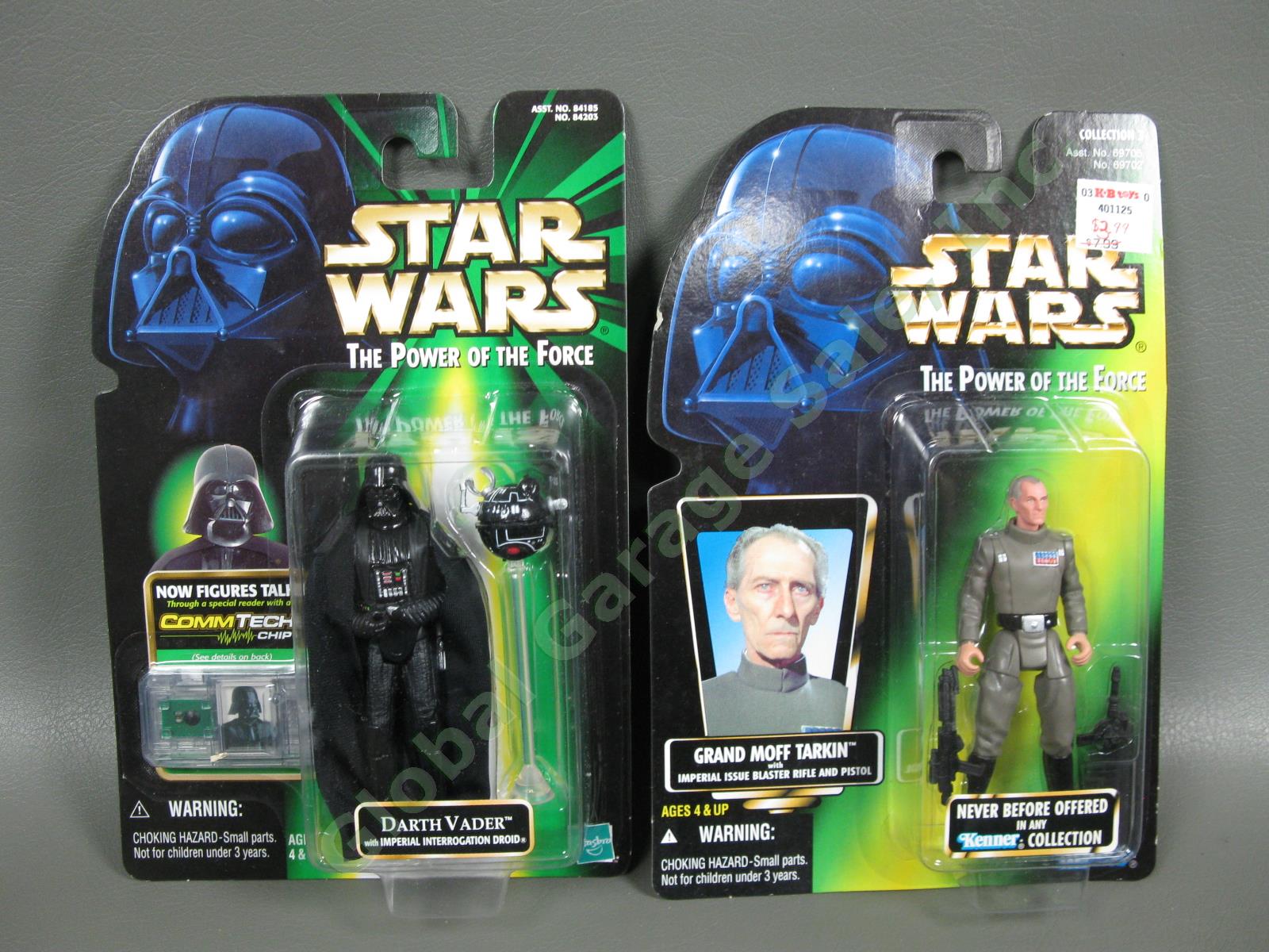 Star Wars IV New Hope POTF Commtech Flashback Photo Figure Lot Vader Luke Leia 1