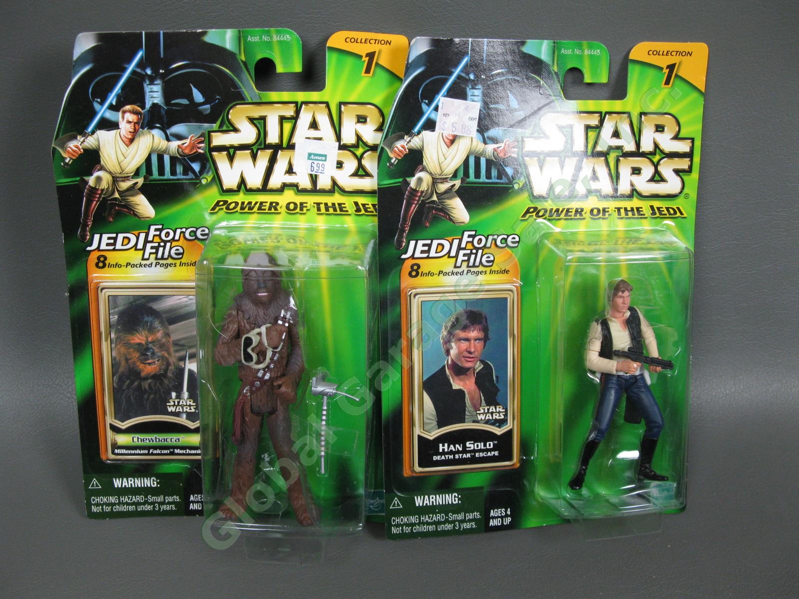 Star Wars Episode IV New Hope POTJ Jedi Force File Figure Set Obi-Wan Luke Leia 1
