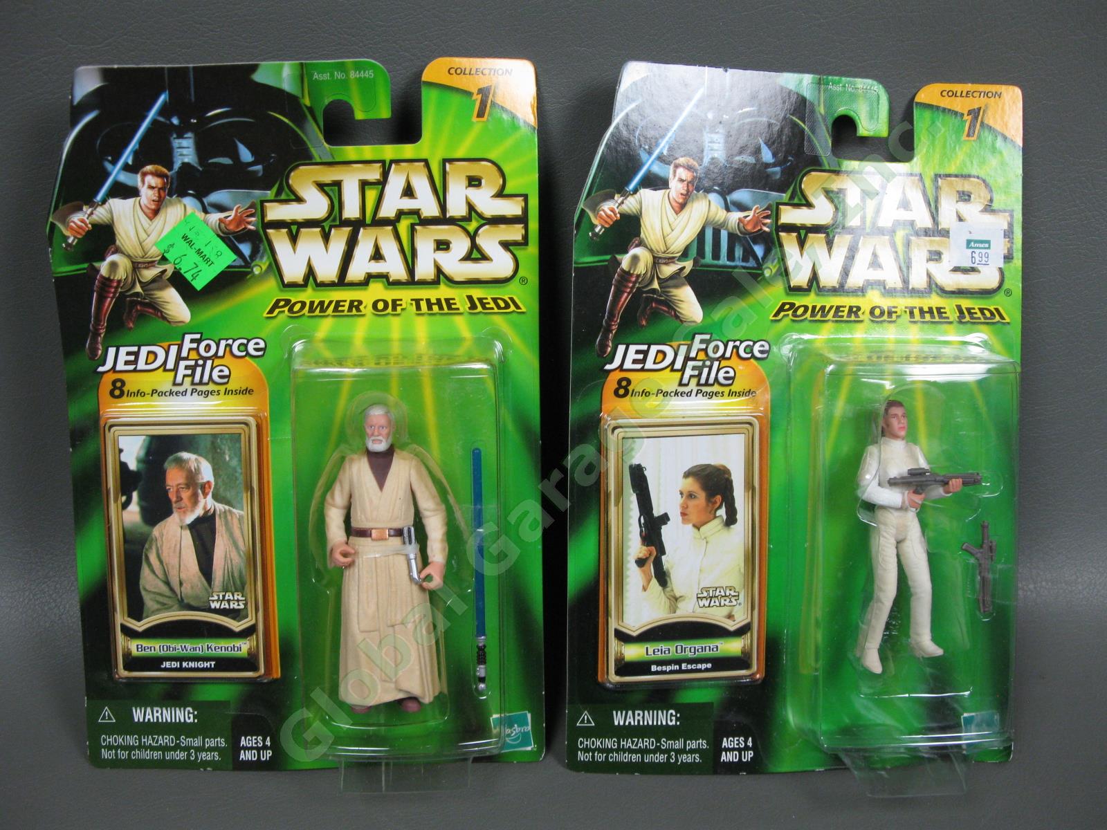 Star Wars Episode IV New Hope POTJ Jedi Force File Figure Set Obi-Wan Luke Leia 2