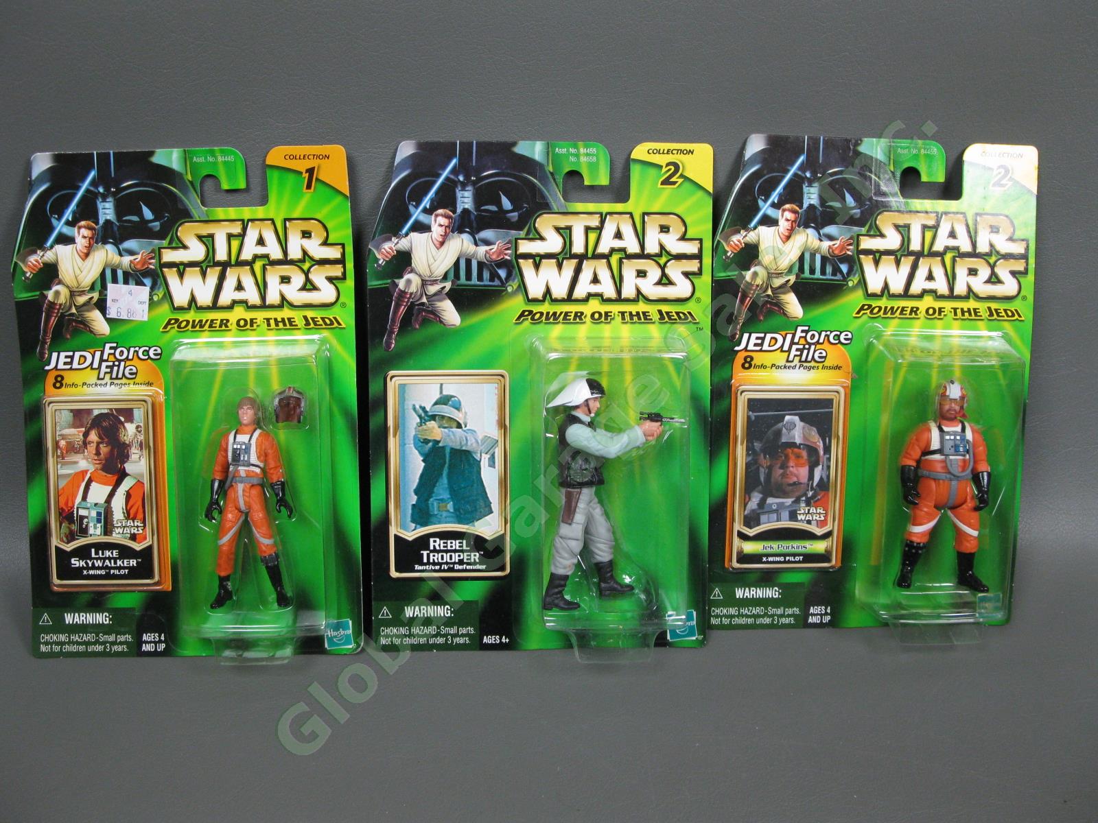 Star Wars Episode IV New Hope POTJ Jedi Force File Figure Set Obi-Wan Luke Leia 3