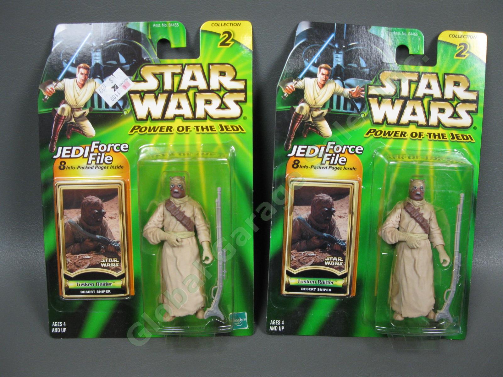 Star Wars Episode IV New Hope POTJ Jedi Force File Figure Set Obi-Wan Luke Leia 7