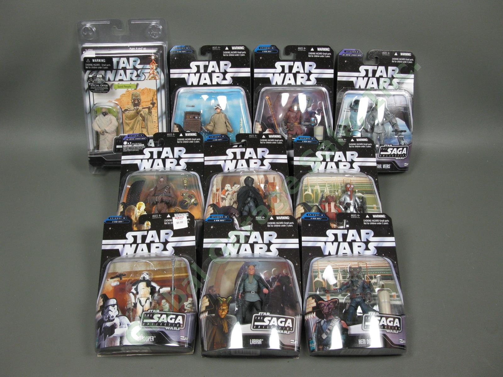 10 Star Wars 2006 Saga Collection Original Trilogy Figure Lot Mos Eisley Veers