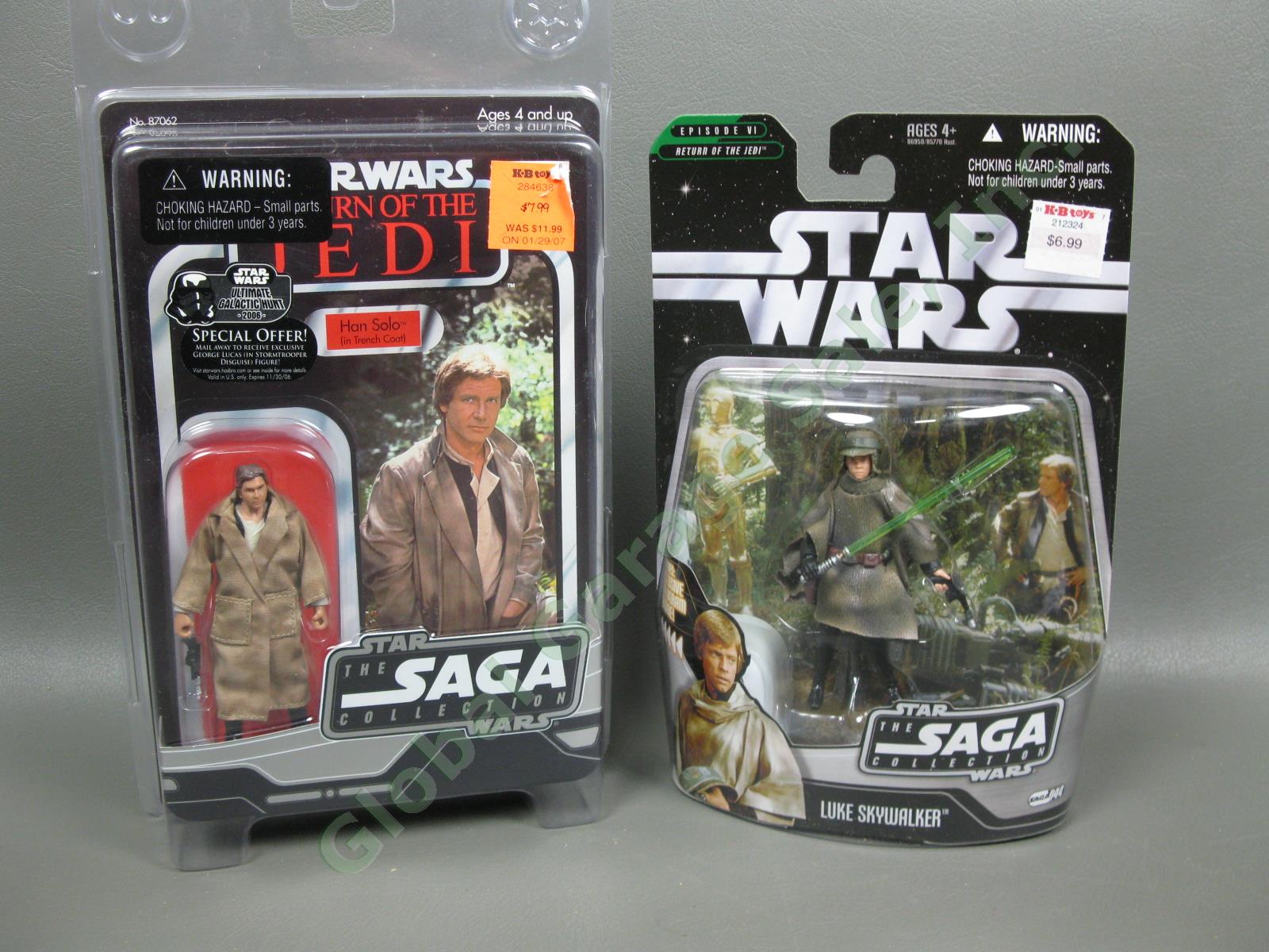 9 Star Wars 2006 Saga Collection VI Return Jedi Figure Lot Luke Skywalker Leia 1