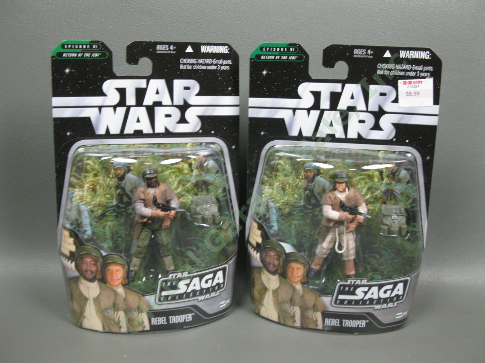 9 Star Wars 2006 Saga Collection VI Return Jedi Figure Lot Luke Skywalker Leia 2