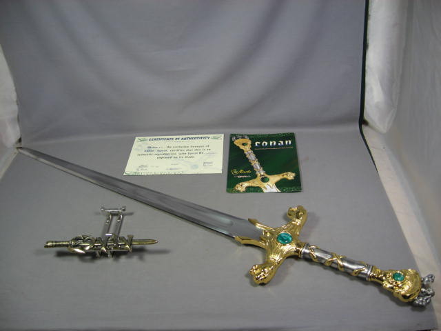 Conan The Barbarian Sword Replica Prop + Stand Marto NR