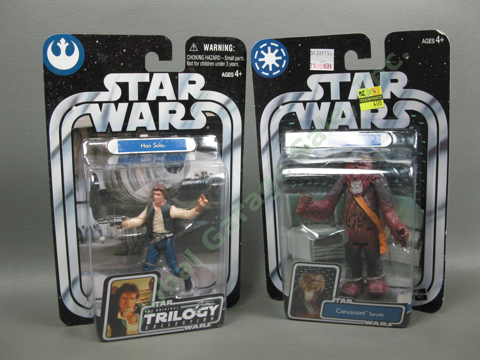 10 Star Wars 2004 Original Trilogy 2005 Saga Collection Figure Lot Boba Obi-Wan 2