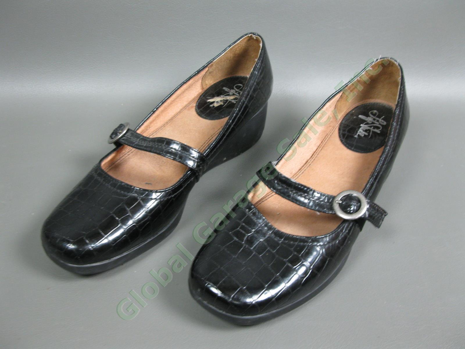 7 Pair Womens Leather Canvas Summer Sandal High Heel Size 6-10 Dress Shoe Lot 7