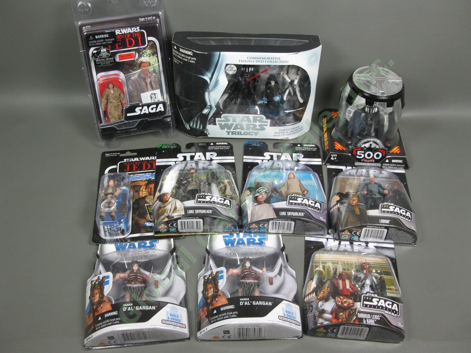 Star Wars Original Trilogy Figure Collection Skywalker Solo Vader Palpatine Lot