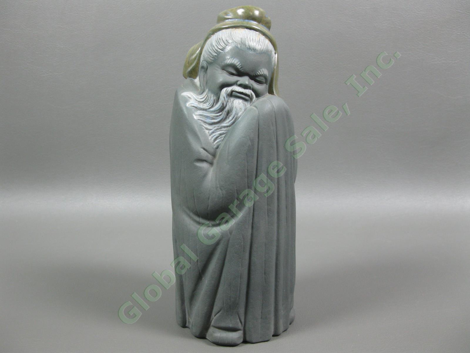 Retired Lladro 2056 2057 Short Tall Sleeping Chinese Man Porcelain Figurine Pair 1