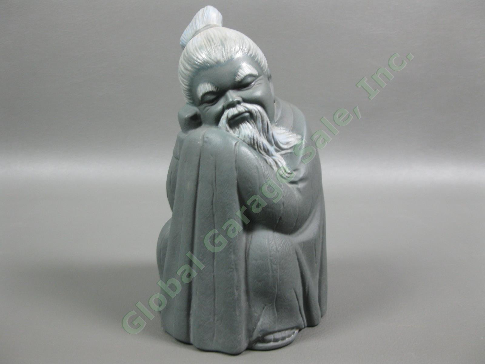 Retired Lladro 2056 2057 Short Tall Sleeping Chinese Man Porcelain Figurine Pair 4