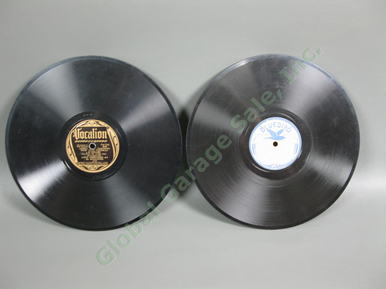 6 Vintage 10" 78rpm Louis Armstrong Vinyl Record Album Jazz Foxtrot Collection 3