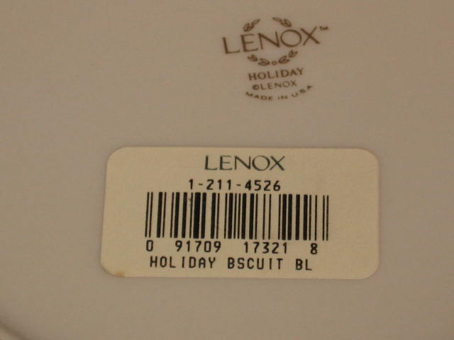 Lenox Holiday Covered Butter Dish + Biscuit Barrel Jar 3