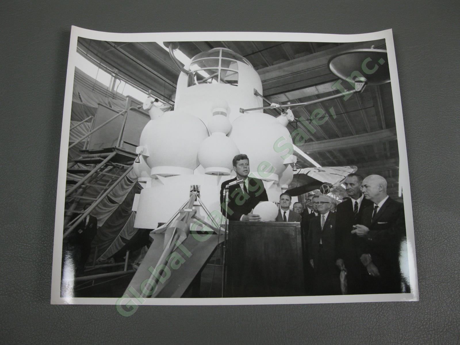 6 9/12/62 Stoughton JFK Kennedy NASA Apollo Gemini Houston St Louis Photo Set NR 2