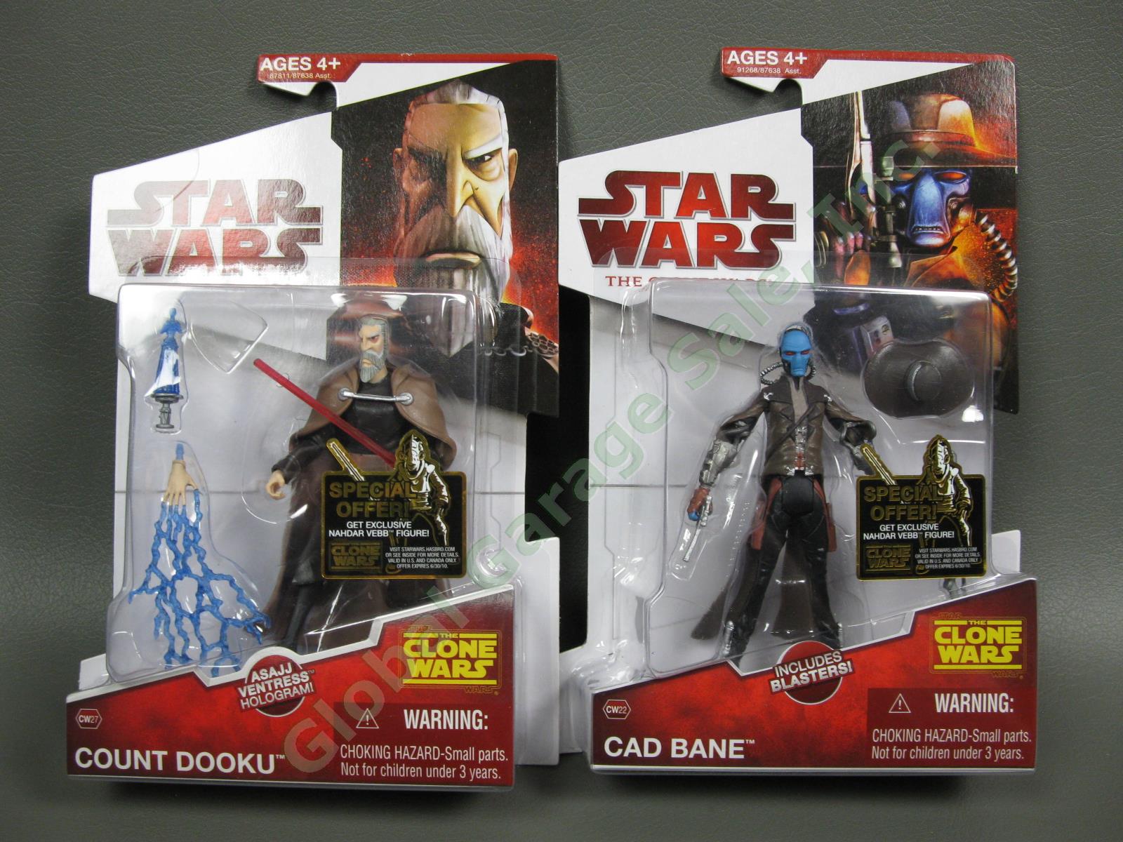 8 Star Wars Figure Lot Cad Bane Count Dooku Luke Skywalker Clone Legacy 30th NR 1