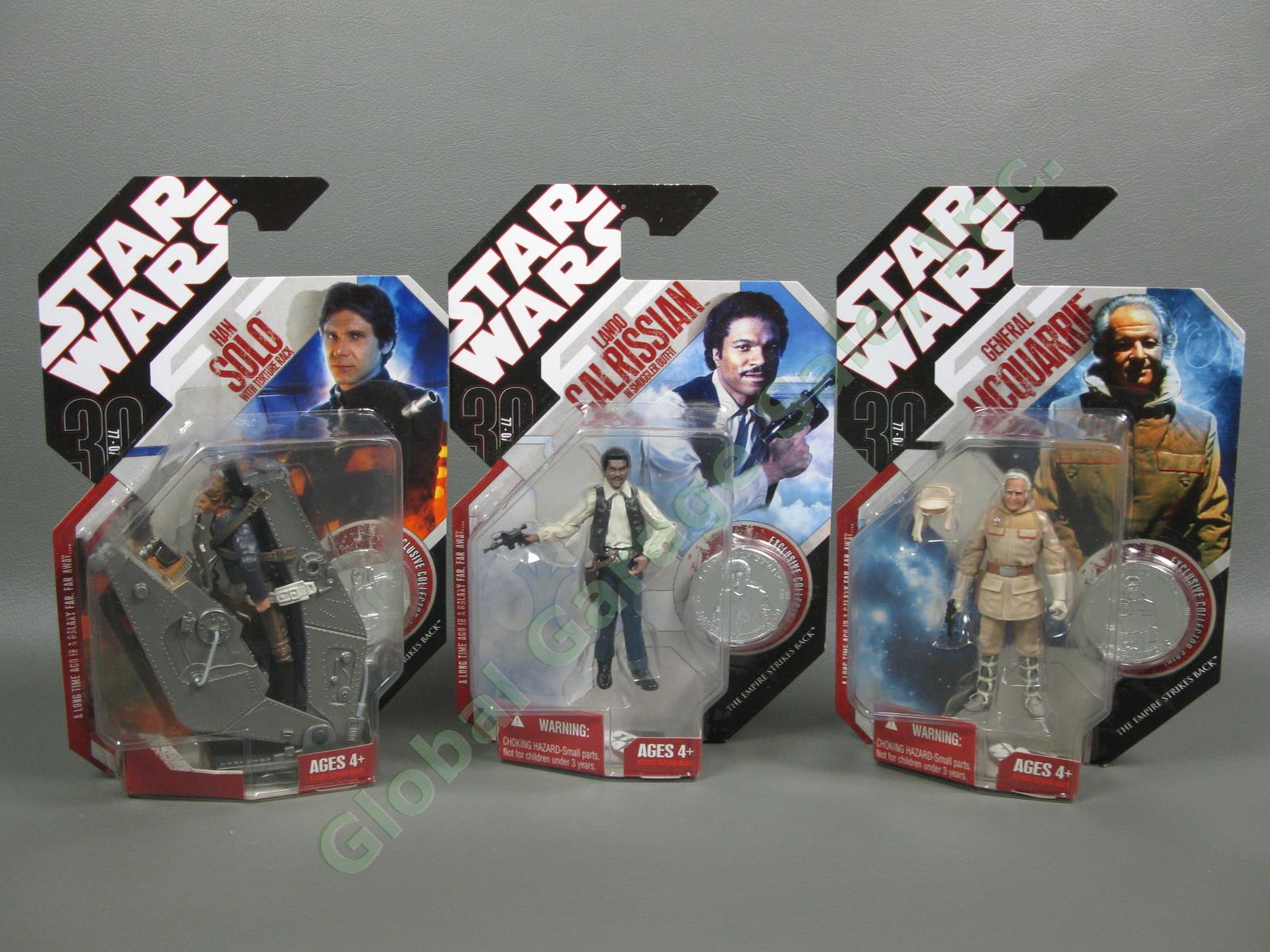 8 Star Wars Figure Lot Cad Bane Count Dooku Luke Skywalker Clone Legacy 30th NR 3
