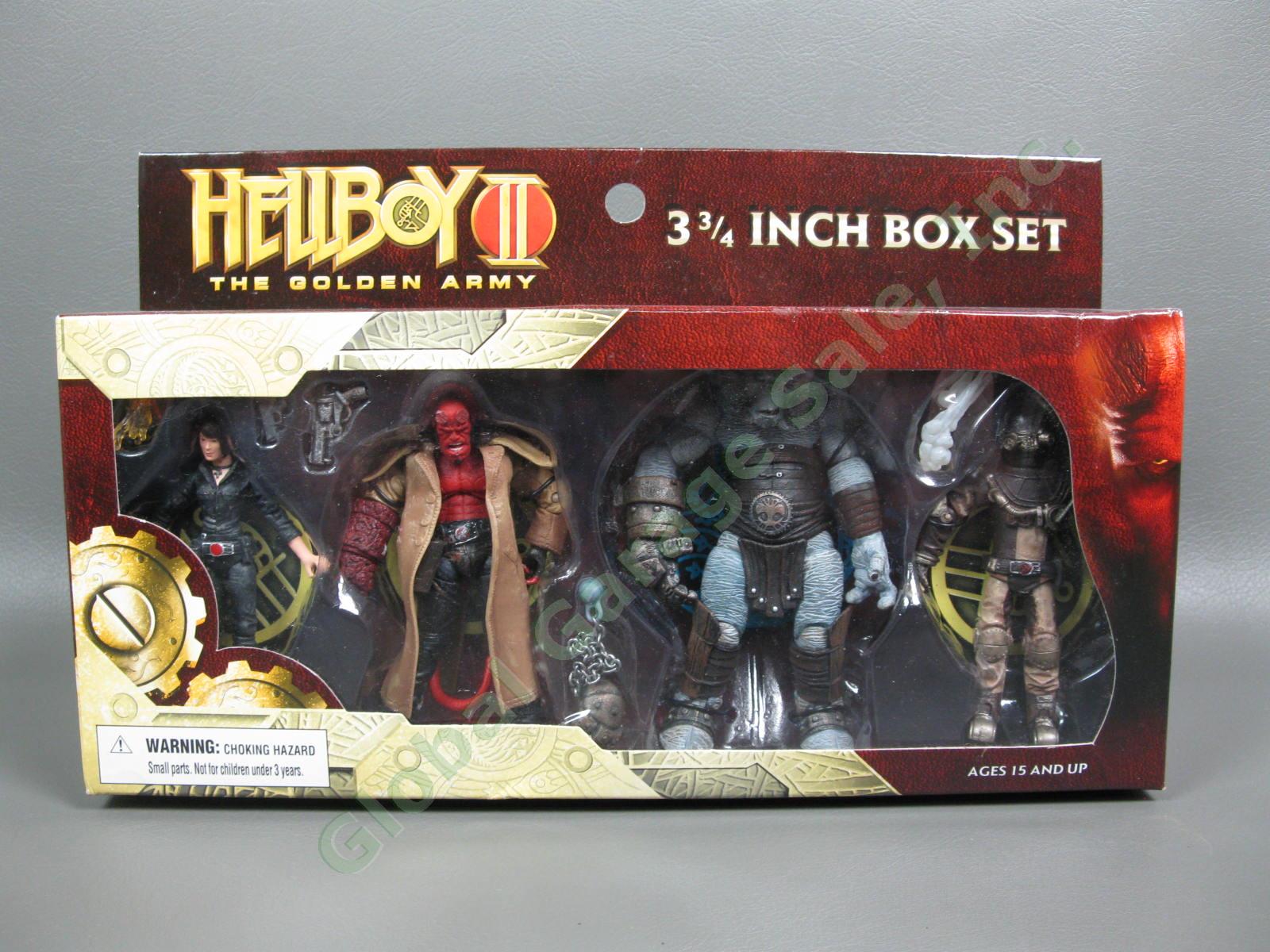 Marvel Hellboy II The Golden Army 3-3/4" Figure Box Set Liz Sherman Wink Krauss