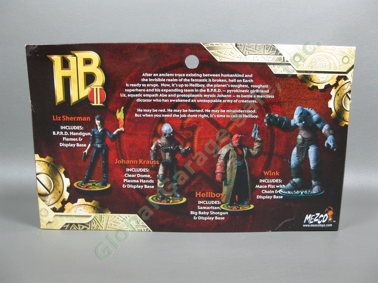 Marvel Hellboy II The Golden Army 3-3/4" Figure Box Set Liz Sherman Wink Krauss 3