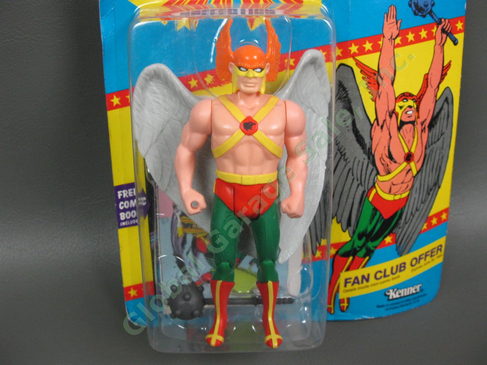 1984 DC Comics Super Powers Collection Hawkman 12-Back Fan Club Figure Kenner NR 1