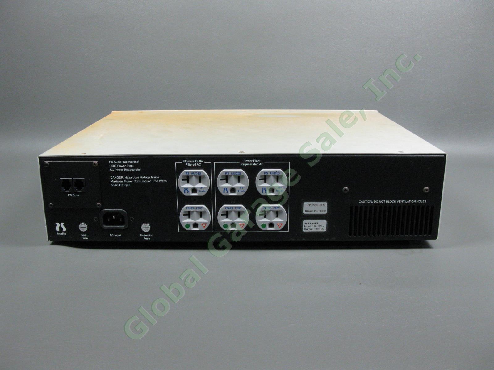 PS Audio Power Plant P500 AC Regenerator Audiophile Line Conditioner For Parts 4