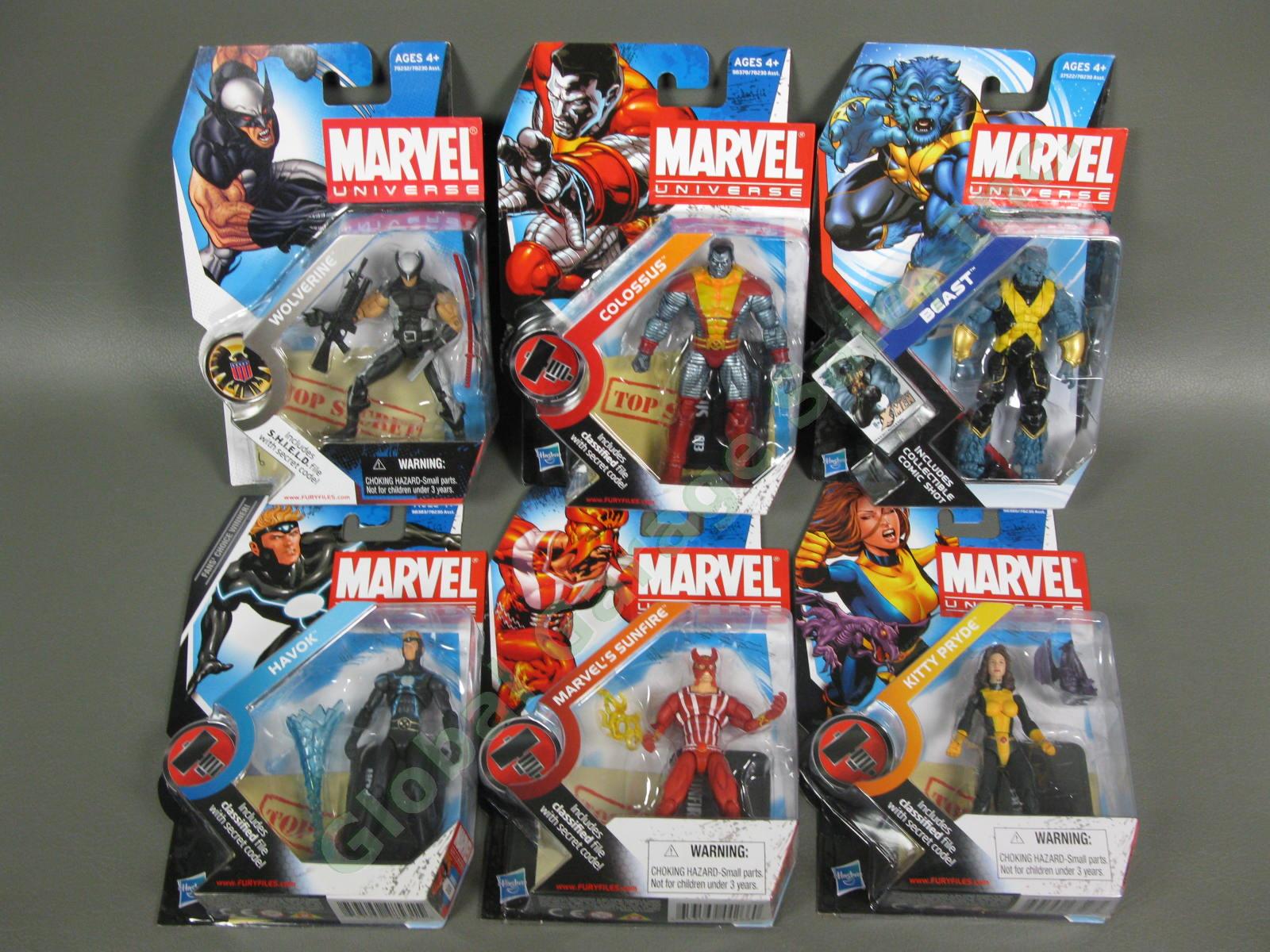 23 Marvel Universe X-Men Figure Set 007 Cable 022 Professor X 014 Juggernaut NR 4