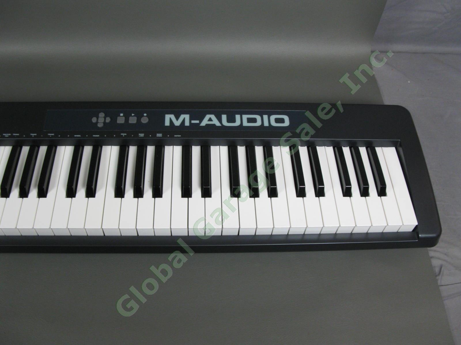M-Audio Keystation 88 USB MIDI 88-Key Keyboard Controller Instrument Stand Cord 2