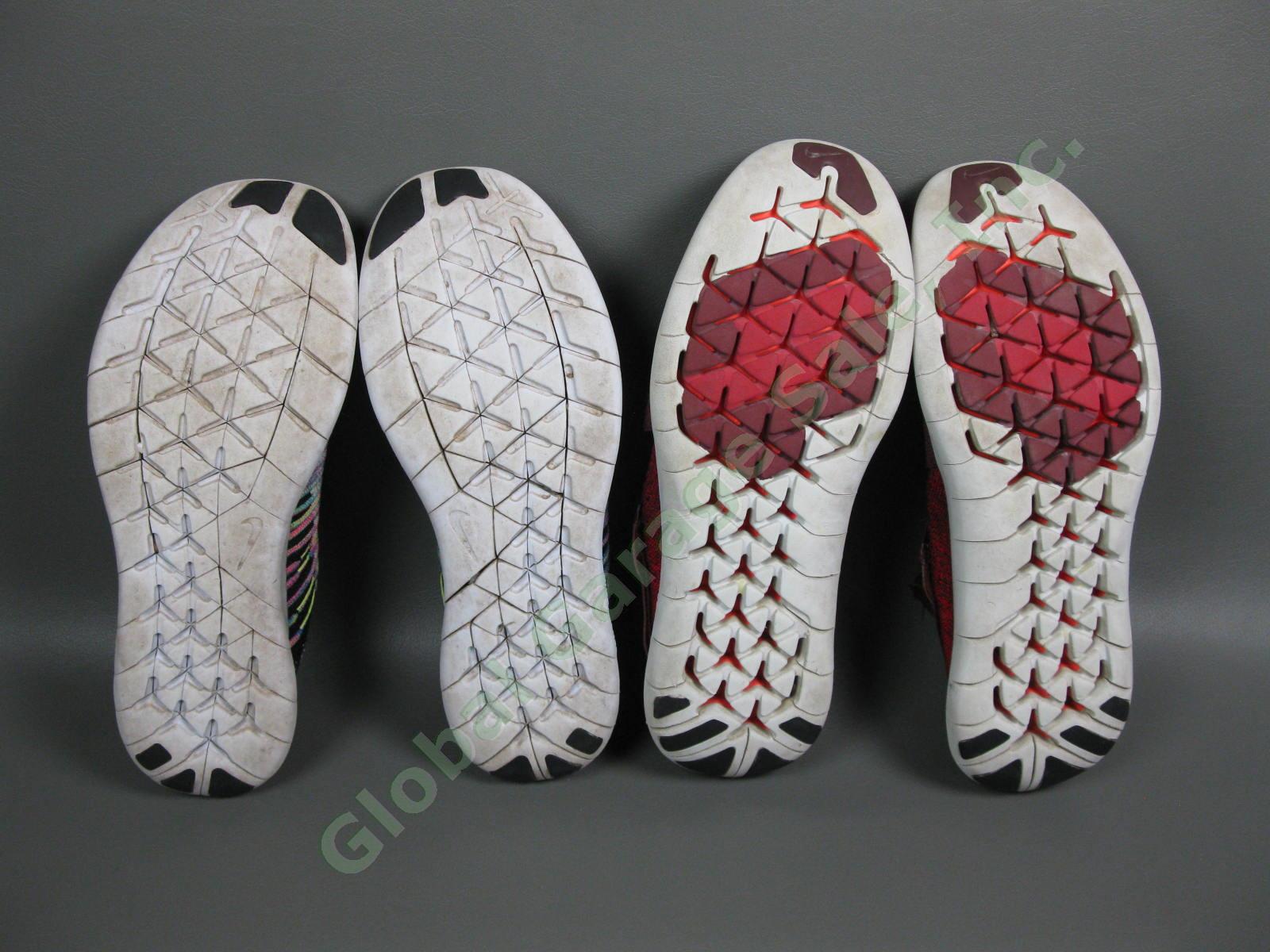 6 Pair Mens Nike Athletic Shoe Sneaker Lot Sz 8-11 Air Zoom Cage Jordan Flyknit 6