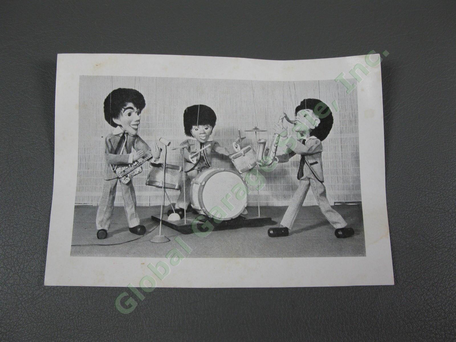 Vintage Beatles Drum Set Pelham Puppets Pop Band Marionette Instrument Complete 4