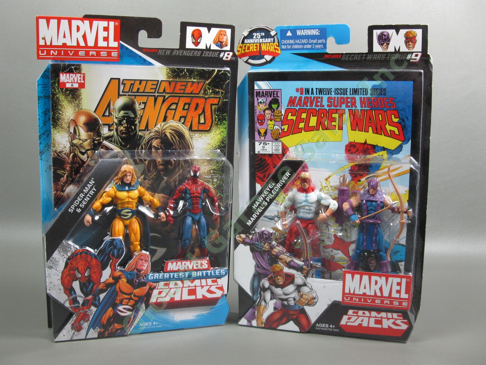 Marvel Universe Legends Comic Pack Figure Lot Secret Wars Iron Man Avengers Thor 4