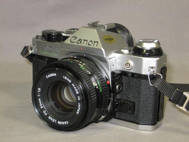 Canon AE-1 Program SLR Camera 28mm 50mm 85-300mm Lens + 1