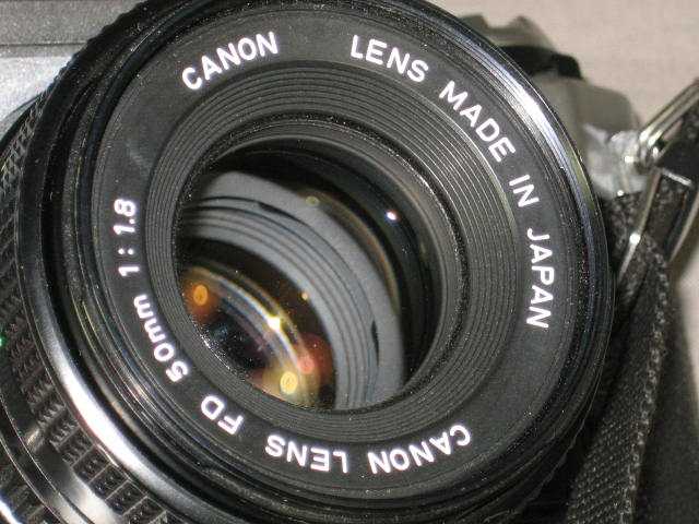Canon AE-1 Program SLR Camera 28mm 50mm 85-300mm Lens + 8